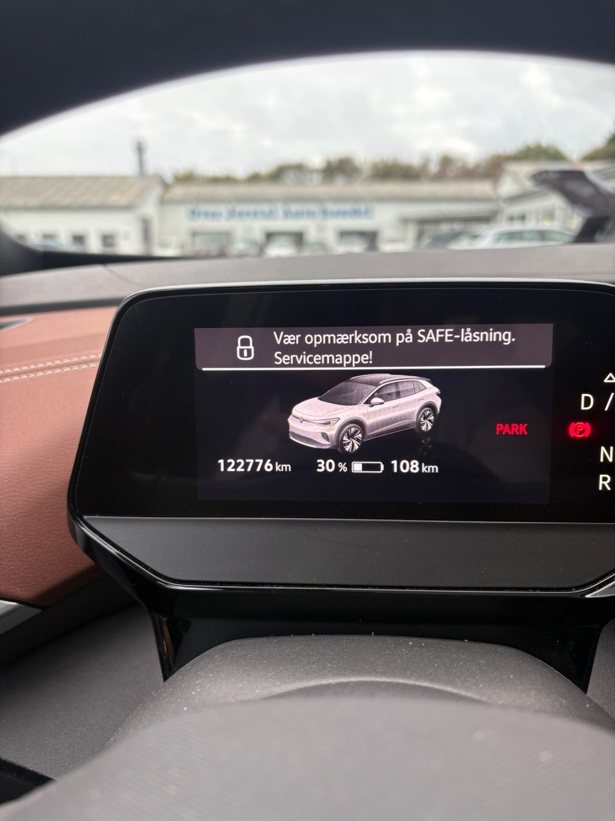 Blå VW ID.4 fra 2021