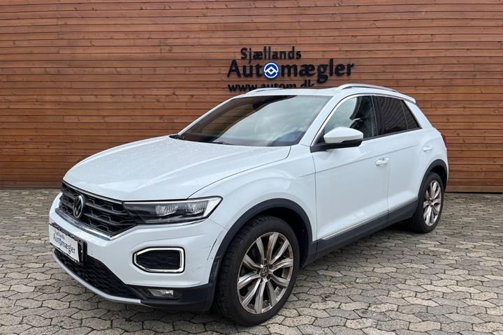 Hvid VW T-Roc fra 2022