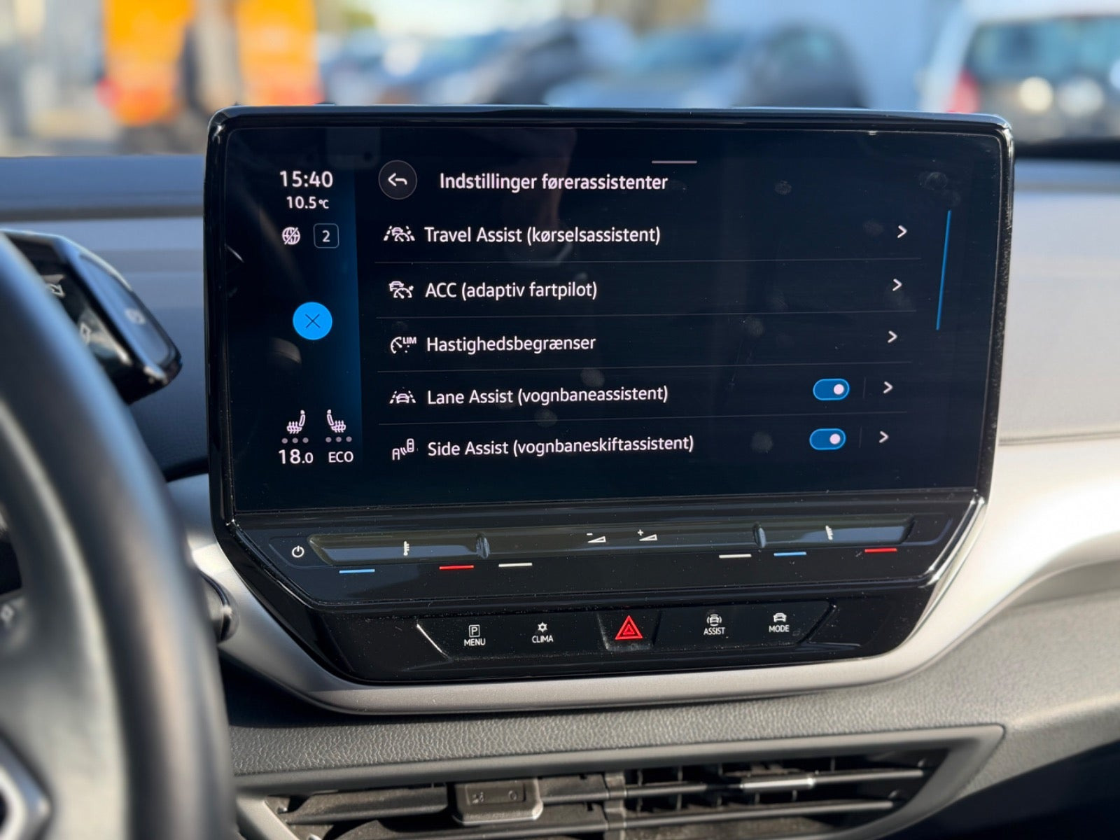 Blå VW ID.4 fra 2023