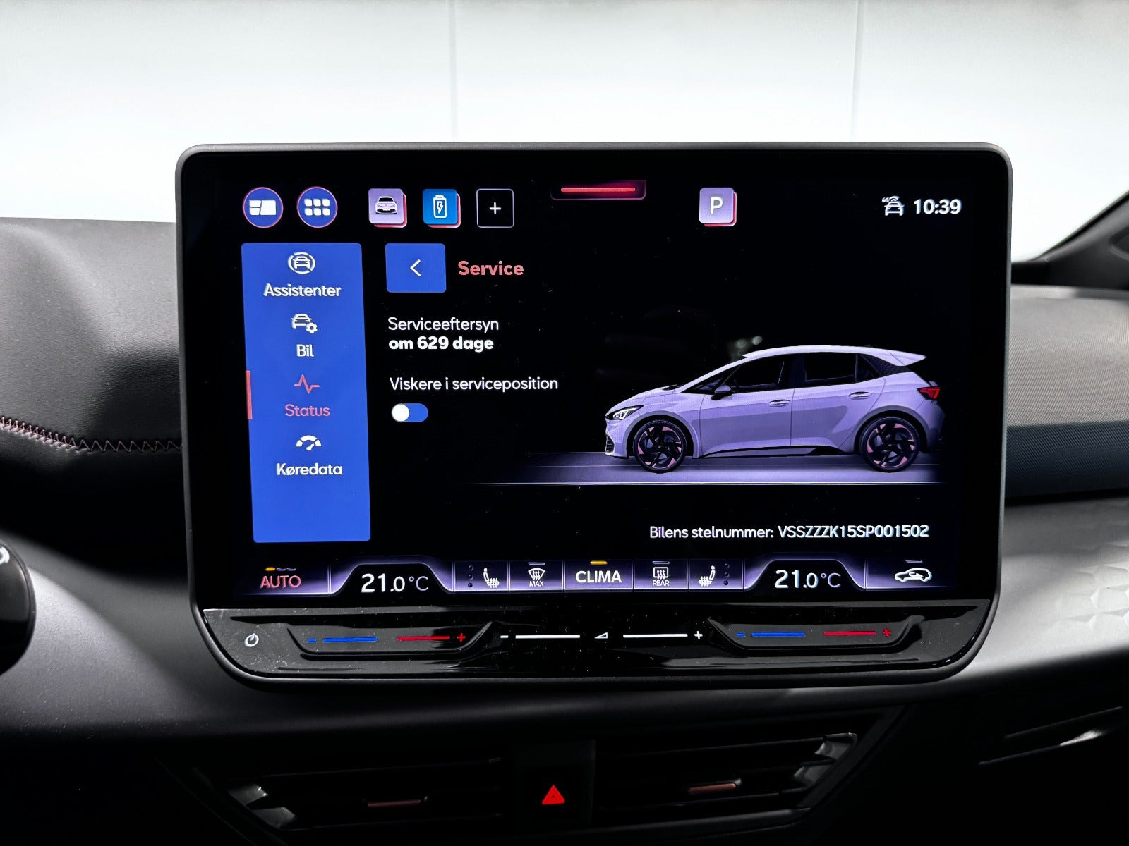 Grå Cupra Born fra 2024