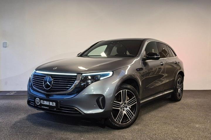 Grå Mercedes EQC400 fra 2022