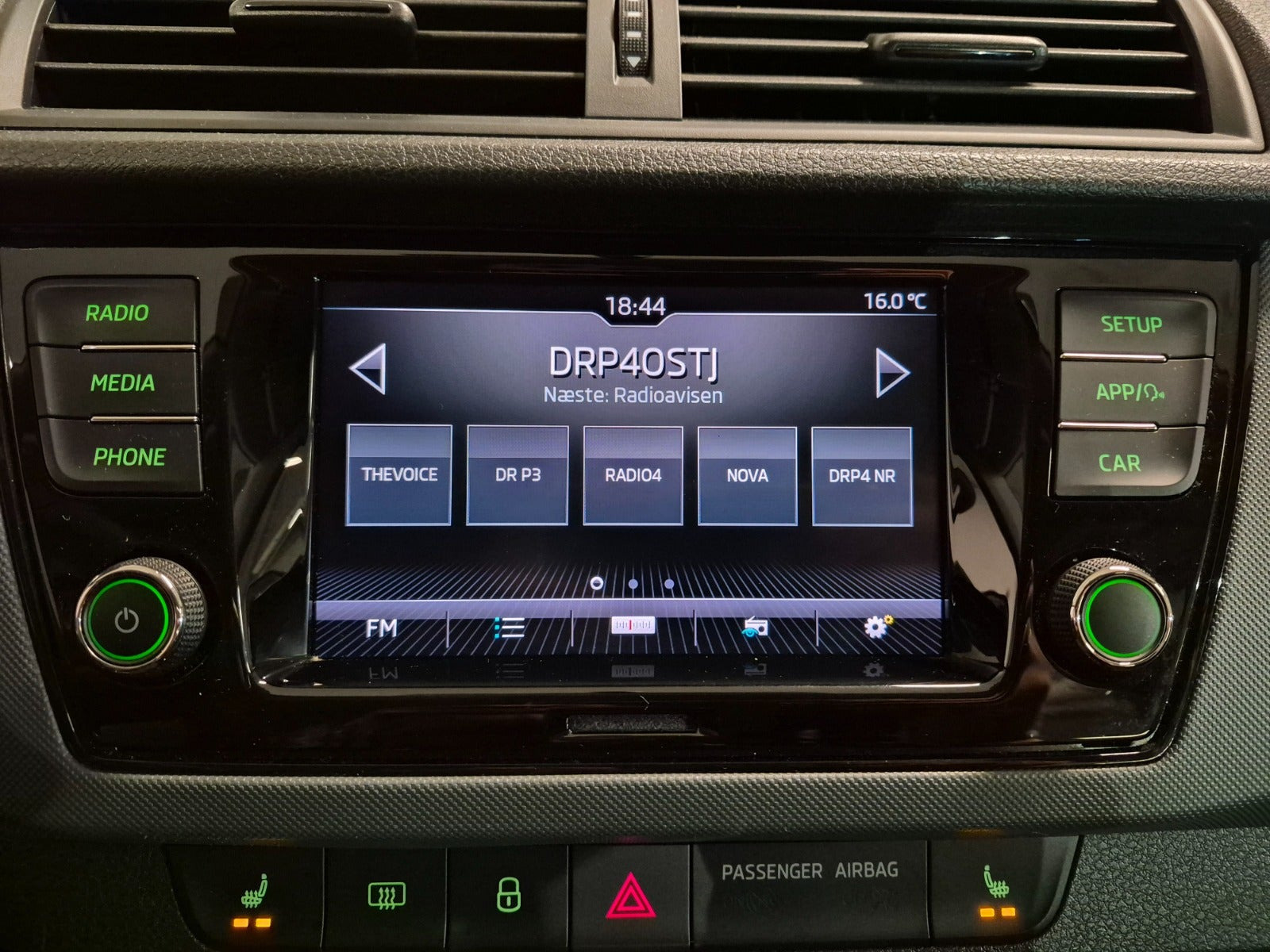 Hvid Skoda Fabia fra 2019