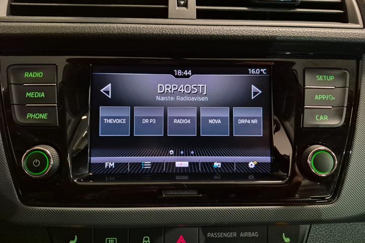 Hvid Skoda Fabia fra 2019