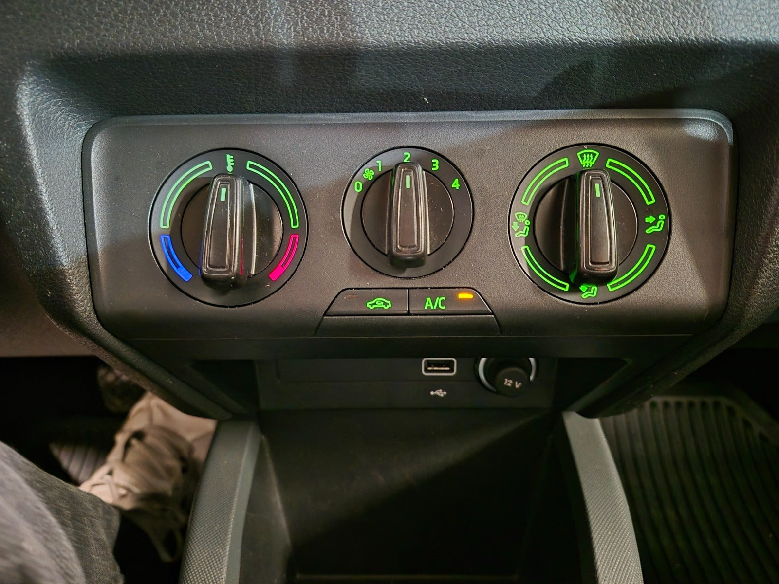 Hvid Skoda Fabia fra 2019