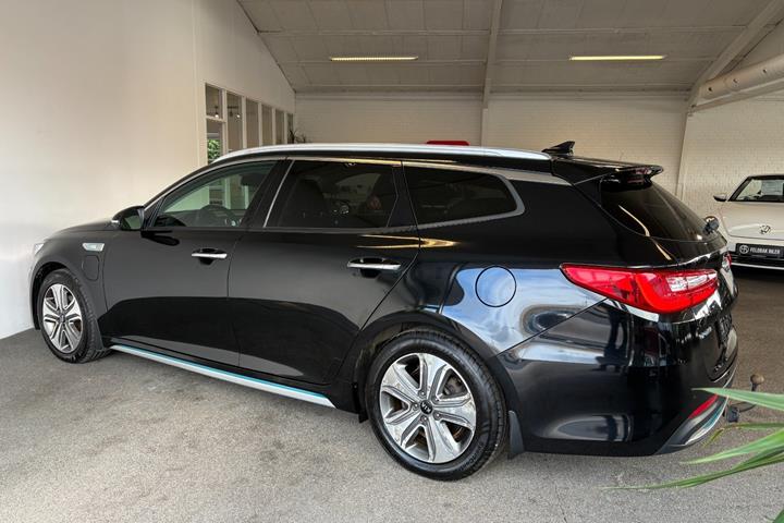 Sort Kia Optima fra 2018