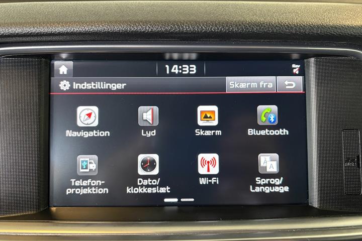 Sort Kia Optima fra 2018