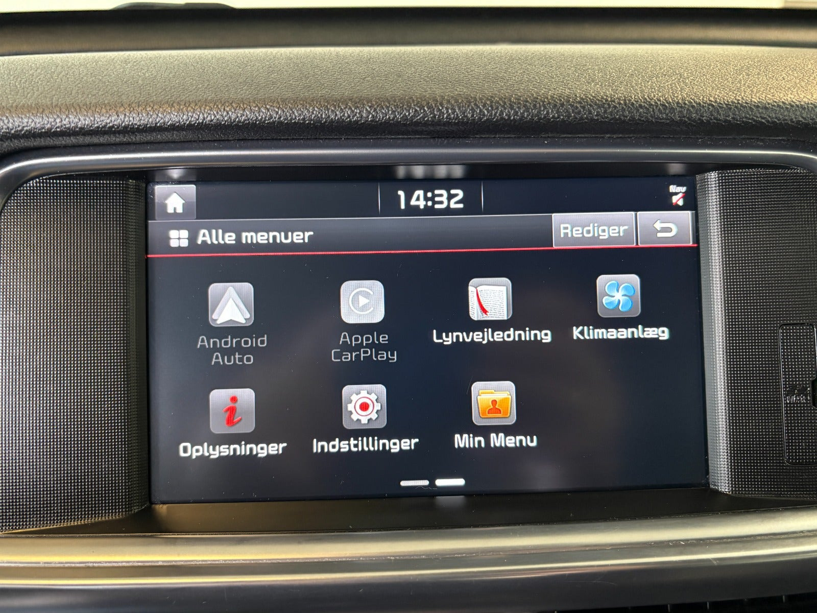 Sort Kia Optima fra 2018