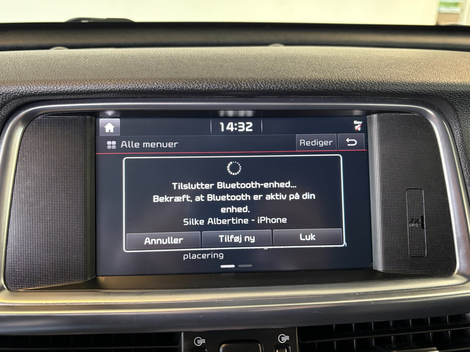 Sort Kia Optima fra 2018
