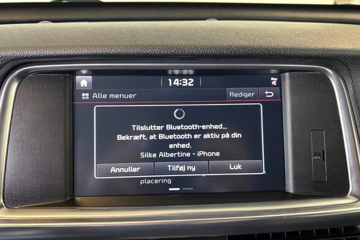 Sort Kia Optima fra 2018