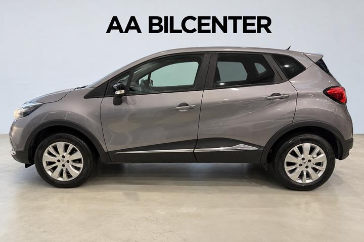 Grå Renault Captur fra 2017