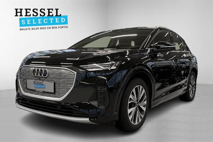 Sort Audi Q4 e-tron fra 2021 set udefra