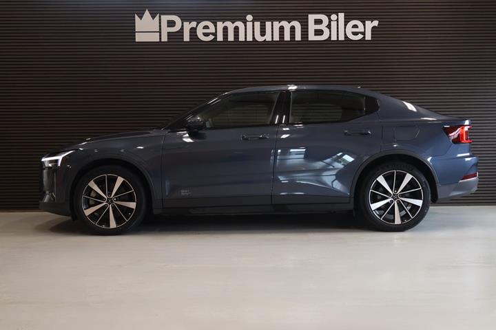 Blå Polestar 2 fra 2022