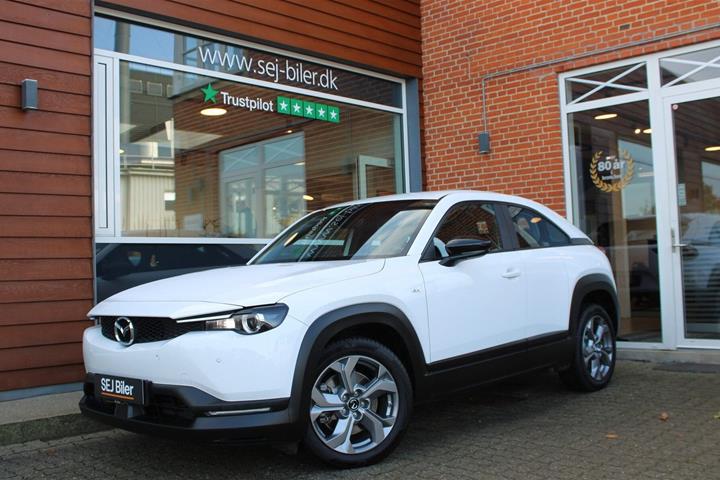 Hvid Mazda MX-30 fra 2022