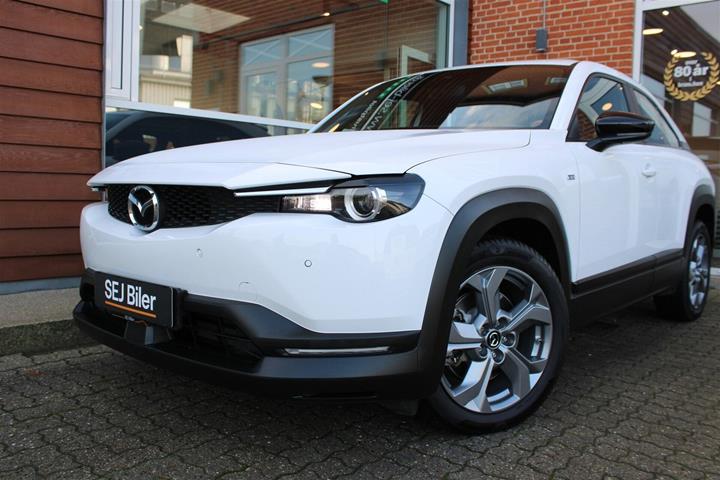 Hvid Mazda MX-30 fra 2022