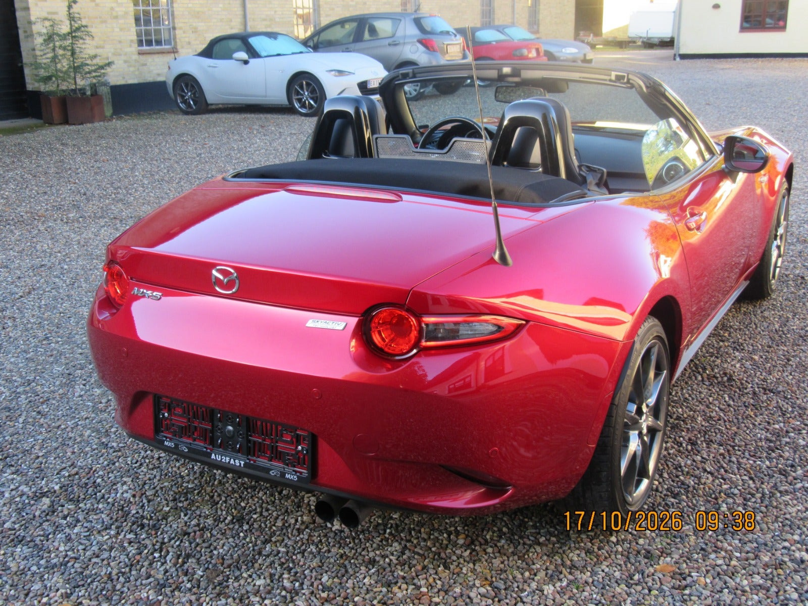 Rød Mazda MX-5 fra 2016