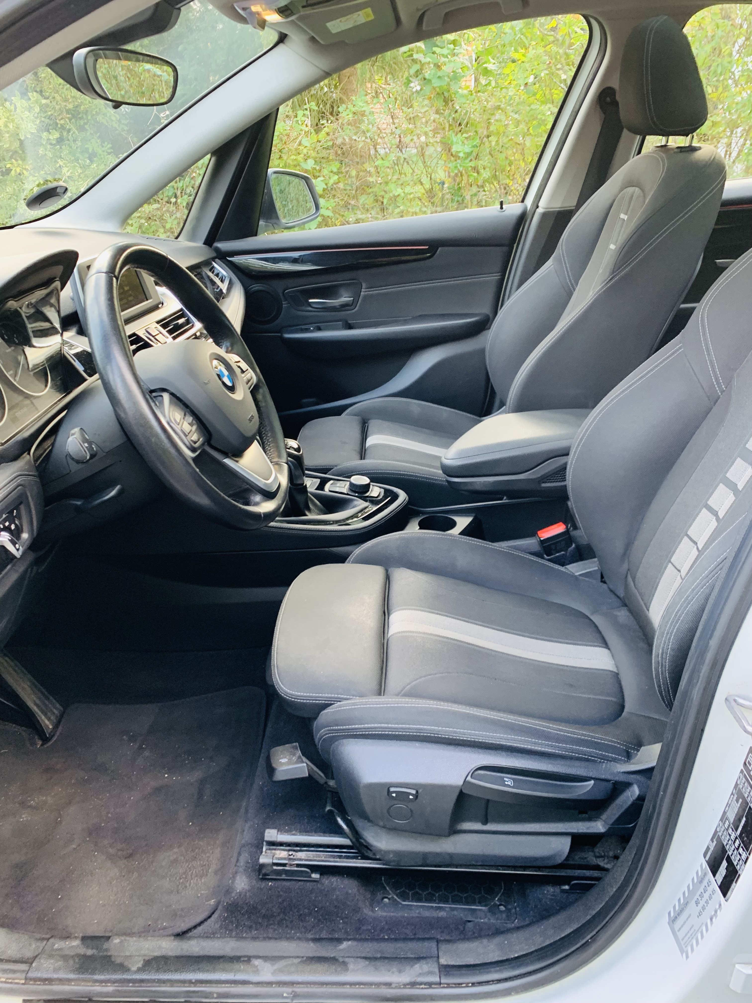 Hvid BMW 2-Serie fra 2014