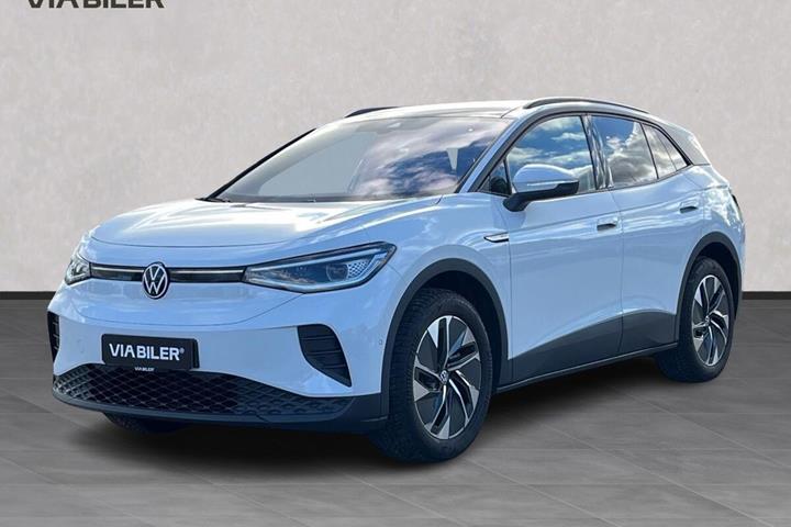 Hvid VW ID.4 fra 2023 set udefra