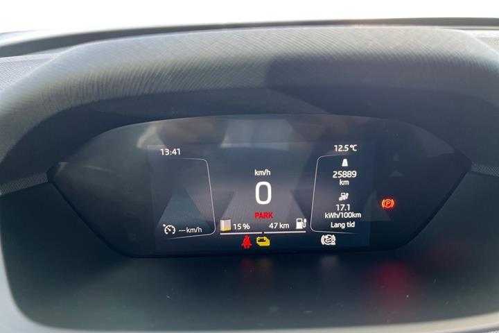 Blå Skoda Enyaq fra 2023