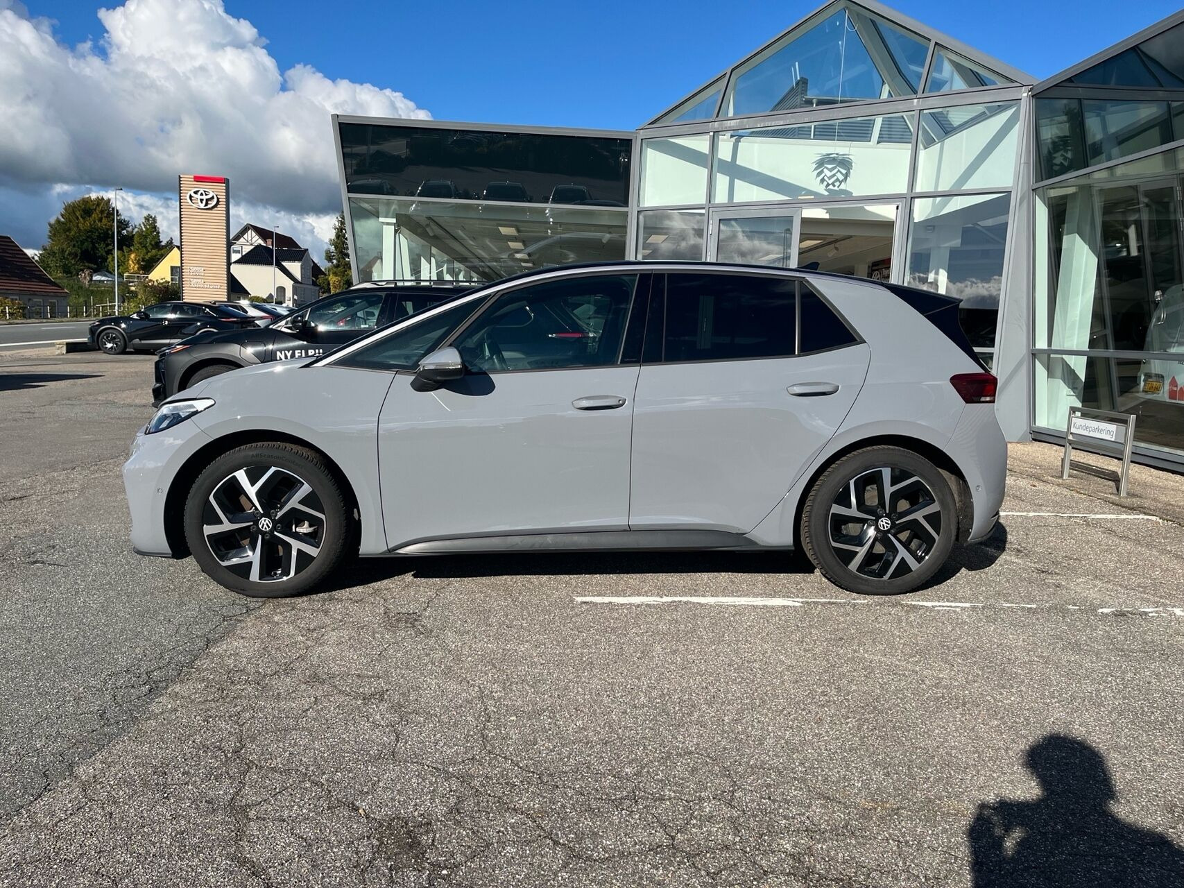 Grå VW ID.3 fra 2024