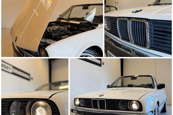 Sort BMW 320i fra 1987