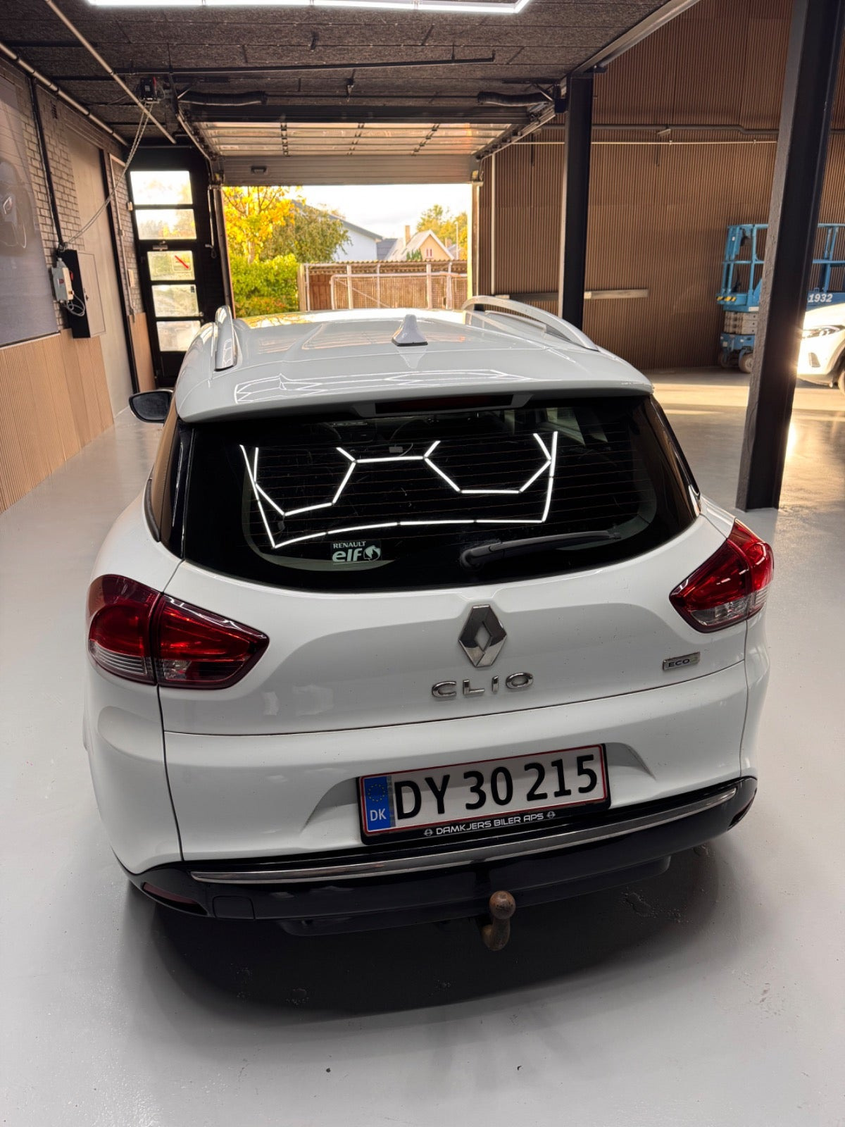 Hvid Renault Clio IV fra 2017