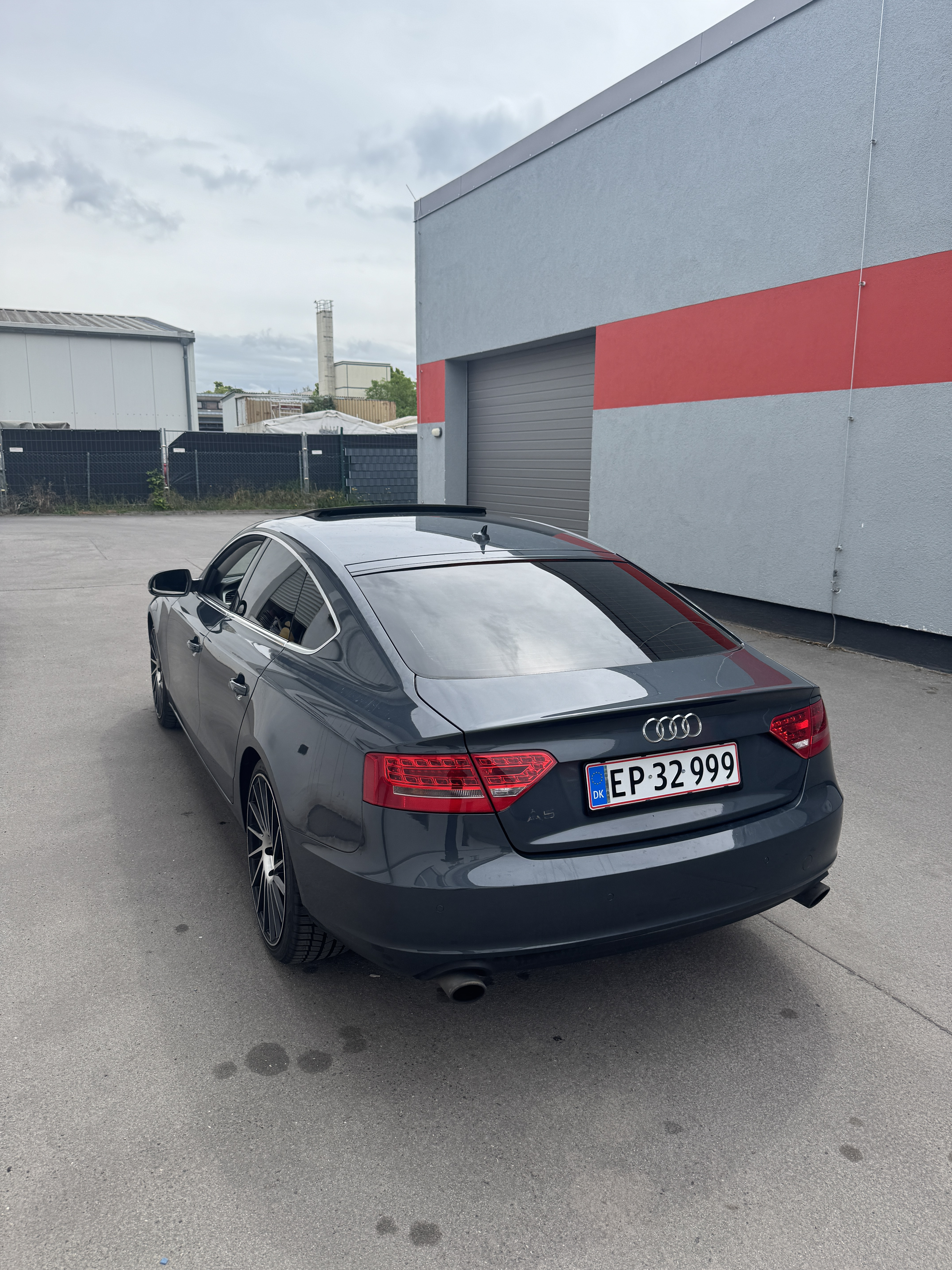 Grå Audi A5 Sportback fra 2010