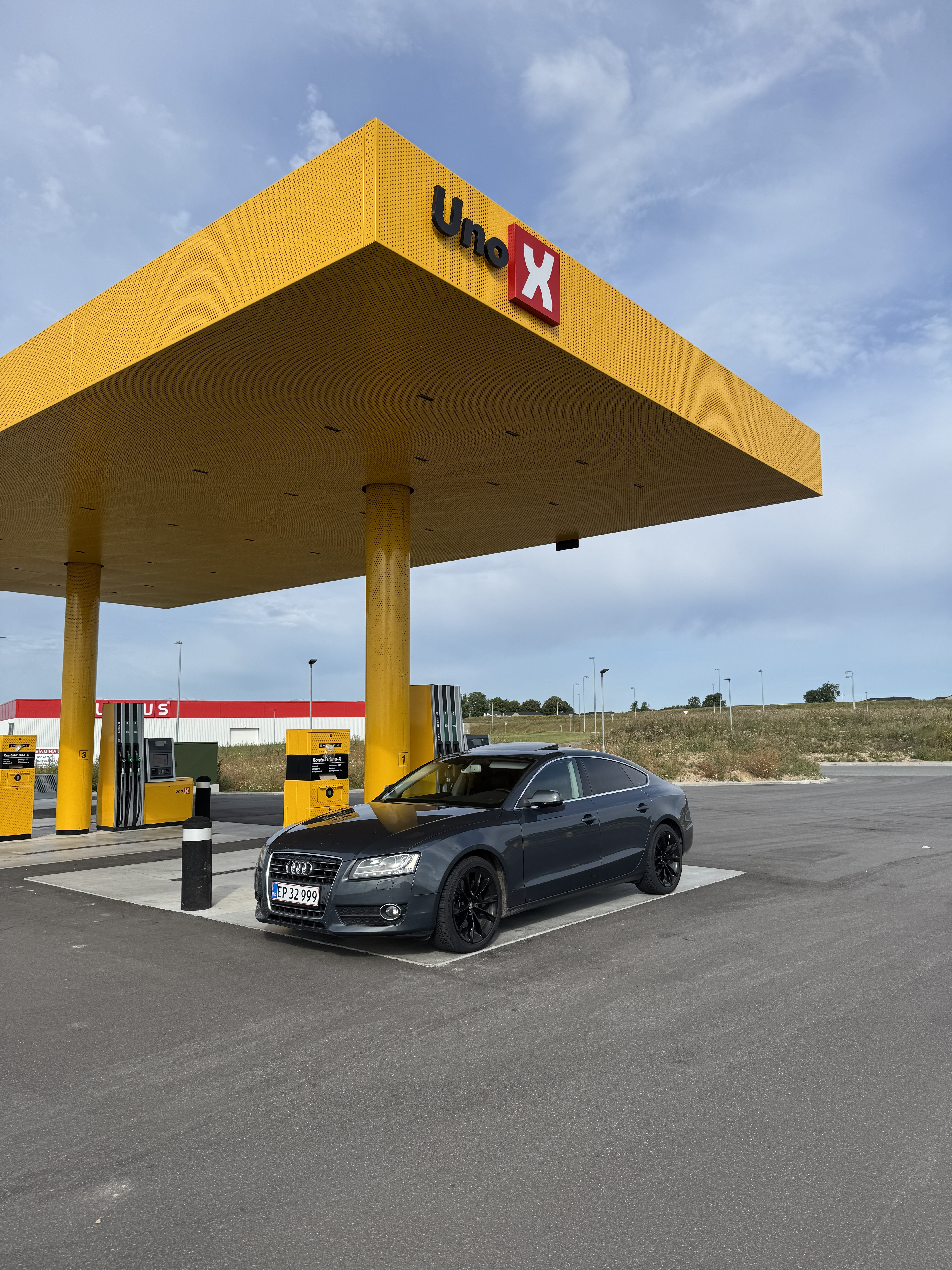 Grå Audi A5 Sportback fra 2010