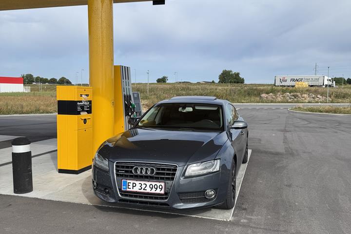Grå Audi A5 Sportback fra 2010