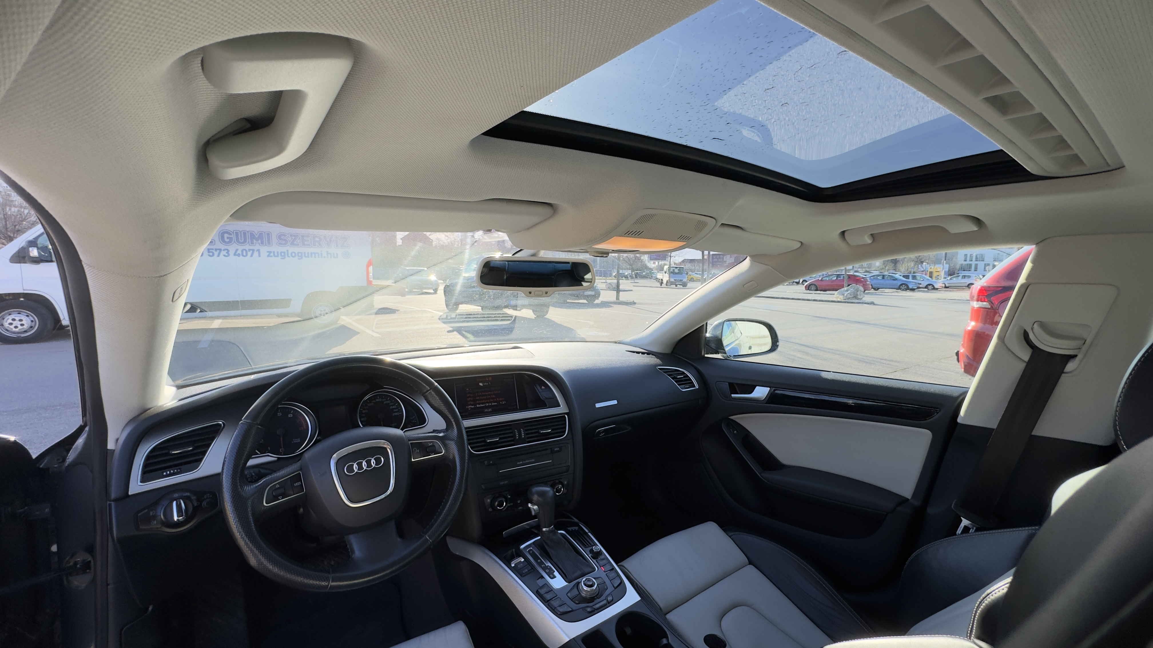 Grå Audi A5 Sportback fra 2010