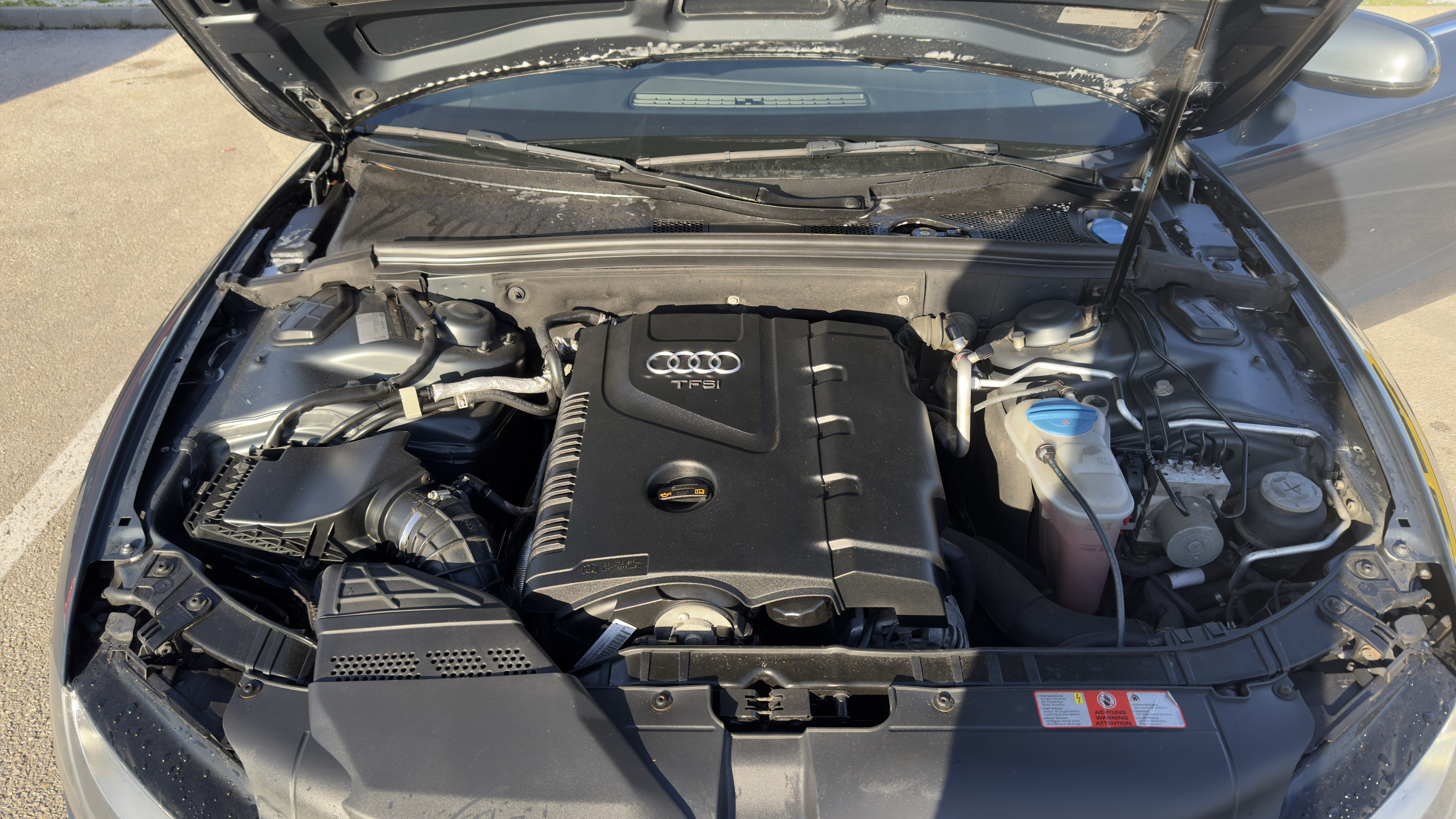 Grå Audi A5 Sportback fra 2010