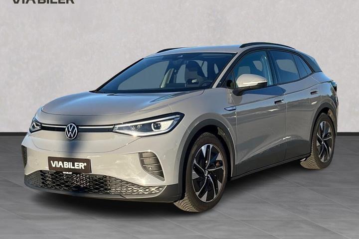 Grå VW ID.4 fra 2023 set udefra