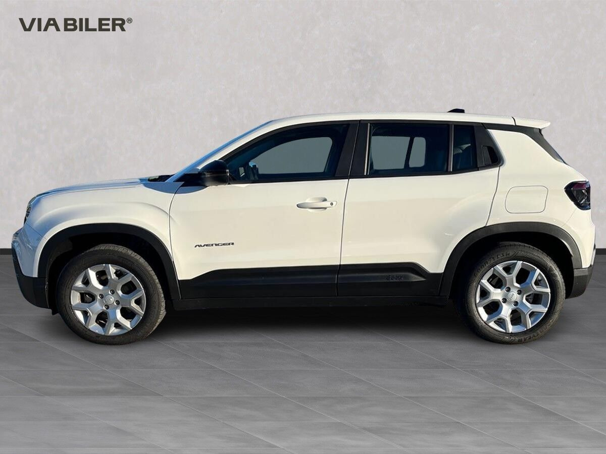 Hvid Jeep Avenger fra 2025