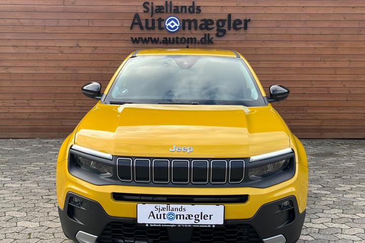 Gul Jeep Avenger fra 2025