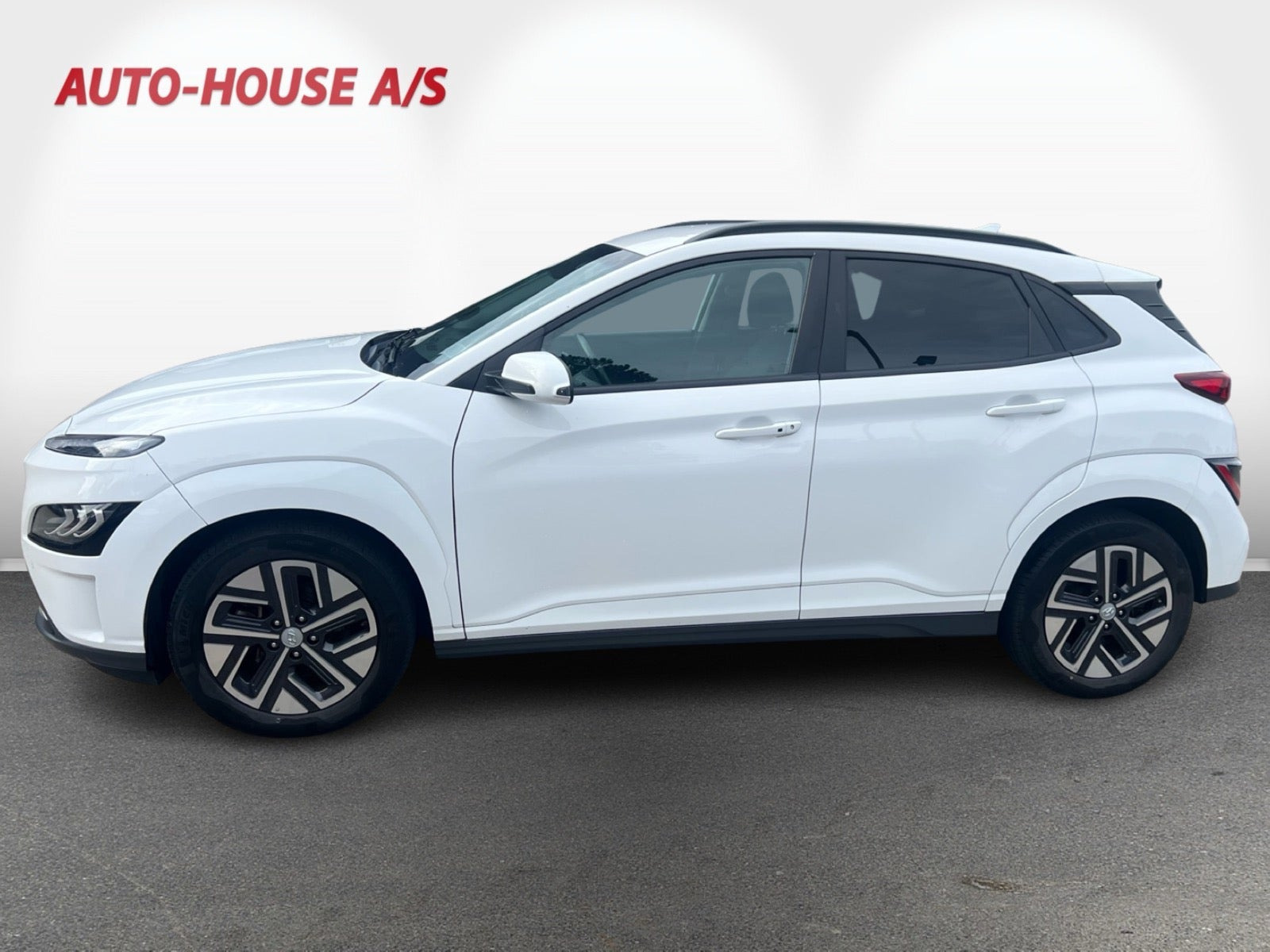 Hvid Hyundai Kona fra 2022