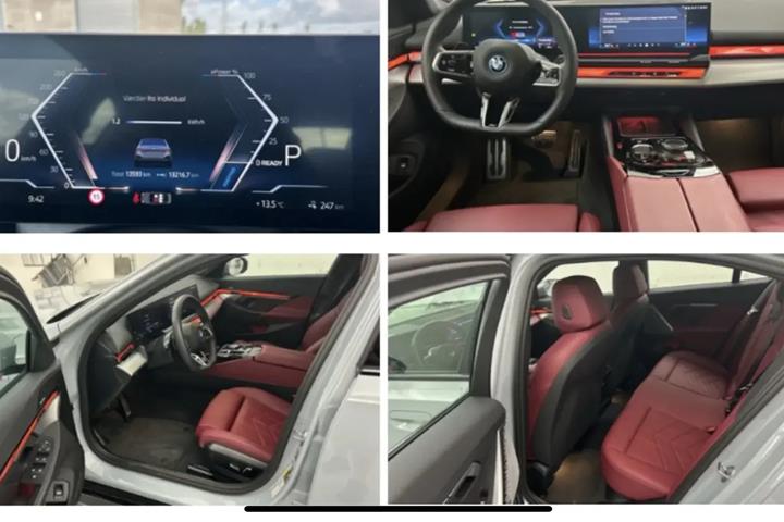 Grå BMW i5 fra 2024