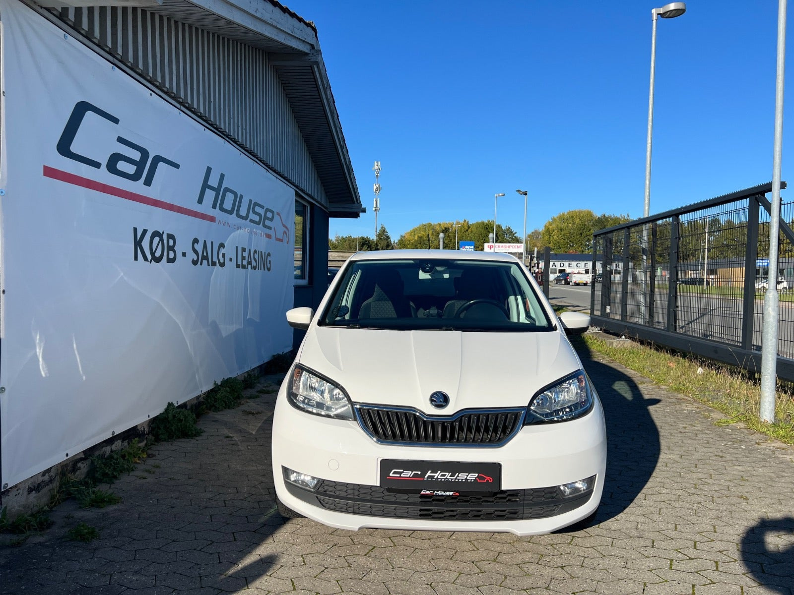 Hvid Skoda Citigo fra 2019