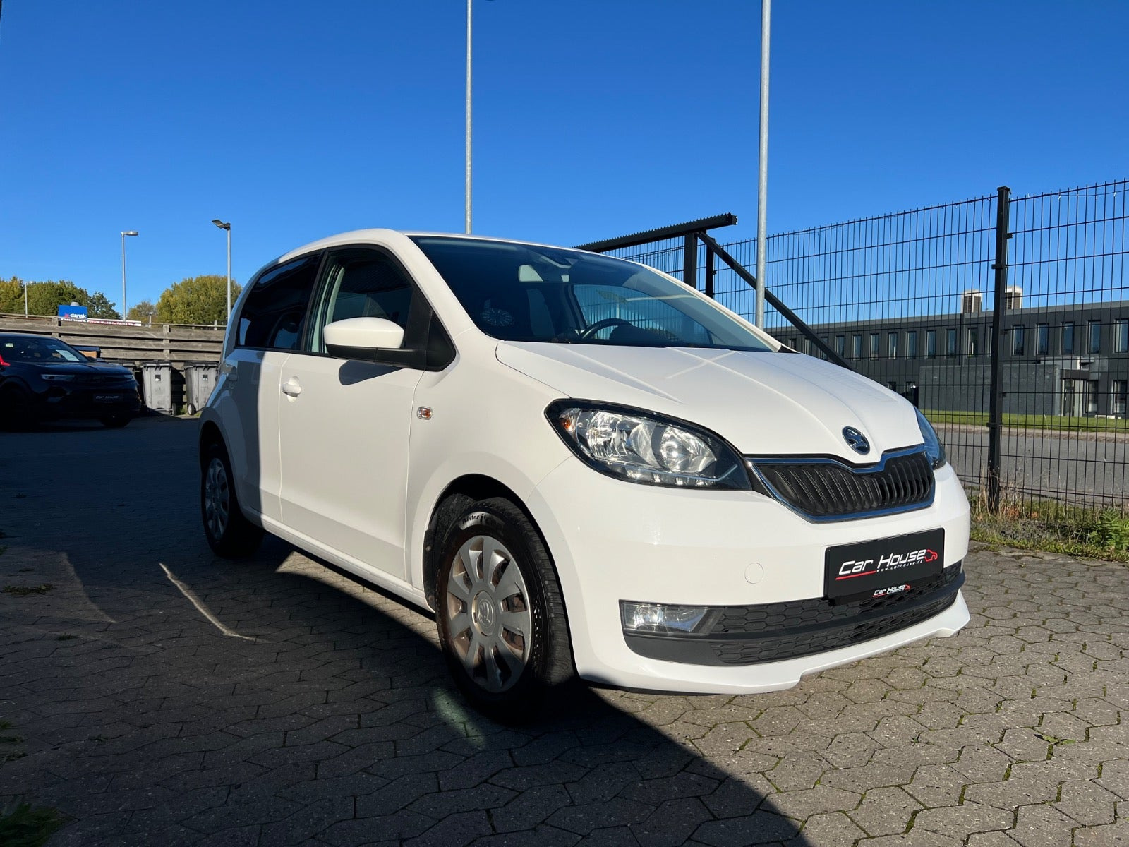 Hvid Skoda Citigo fra 2019