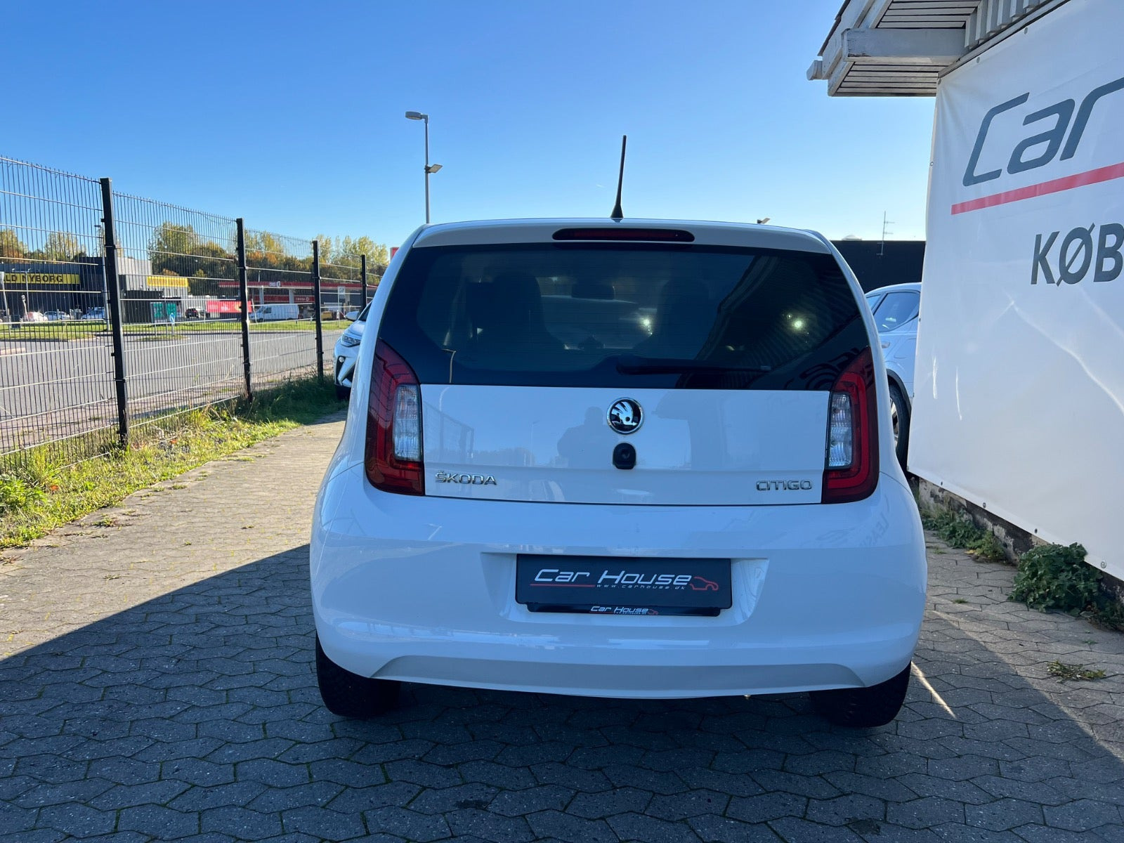 Hvid Skoda Citigo fra 2019