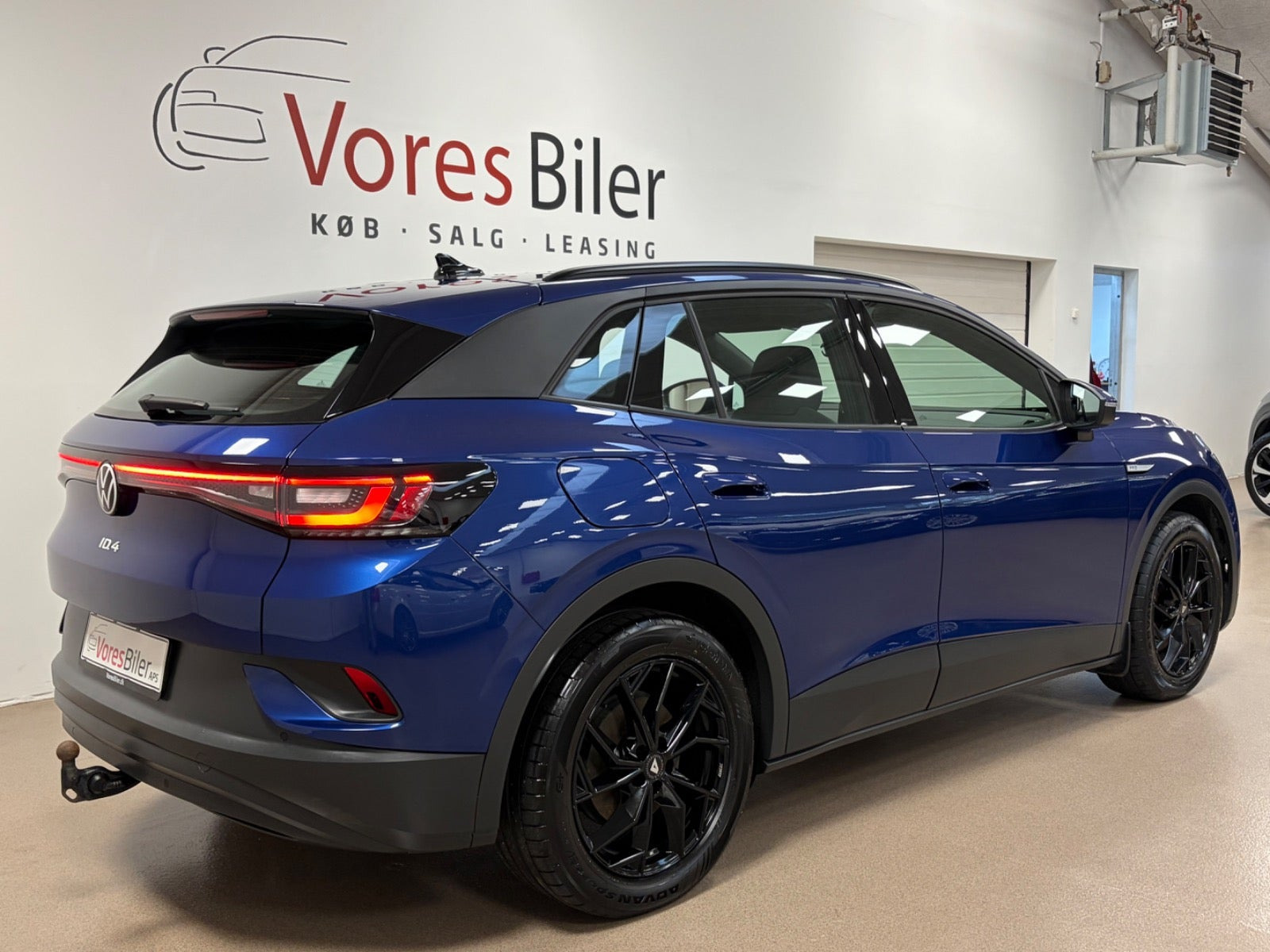 Blå VW ID.4 fra 2021
