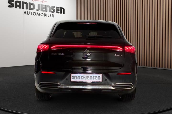 Sort Mercedes EQE350 SUV fra 2024