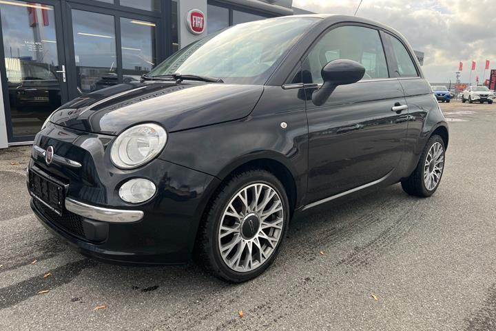 Sort Fiat 500 fra 2011