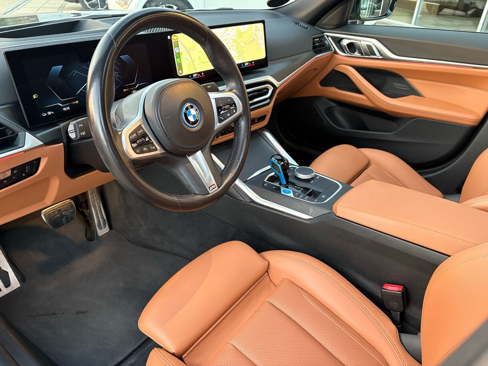 Grøn BMW i4 fra 2022