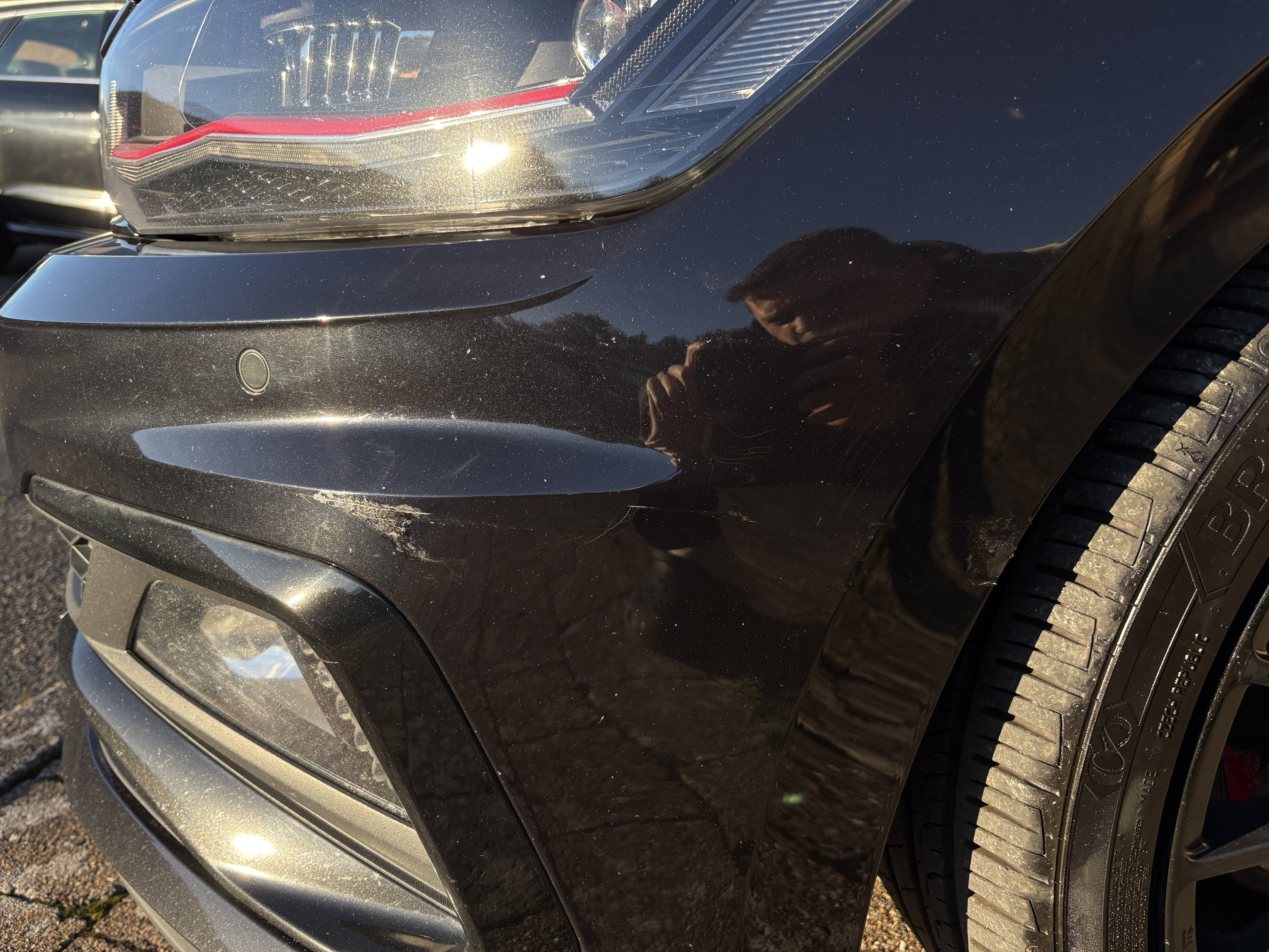 Sort VW Polo fra 2019