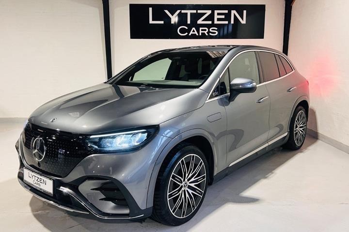Grå Mercedes EQE350 SUV fra 2025