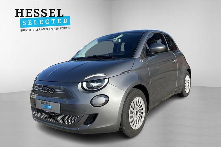 Grå Fiat 500e fra 2024
