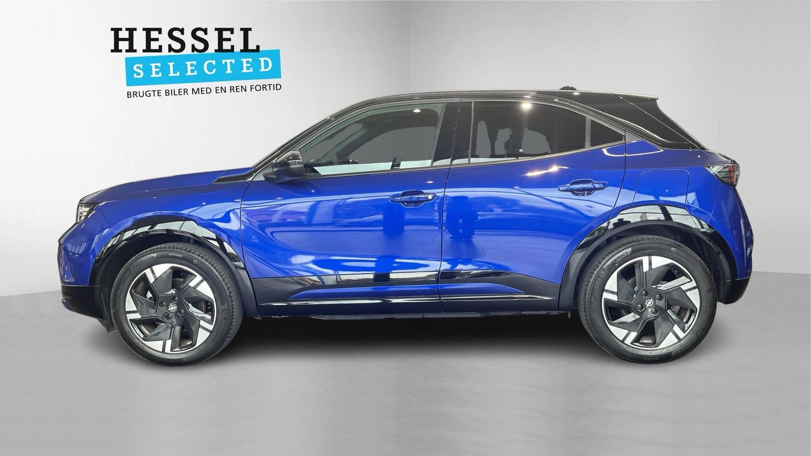 Blå Opel Mokka-e fra 2025
