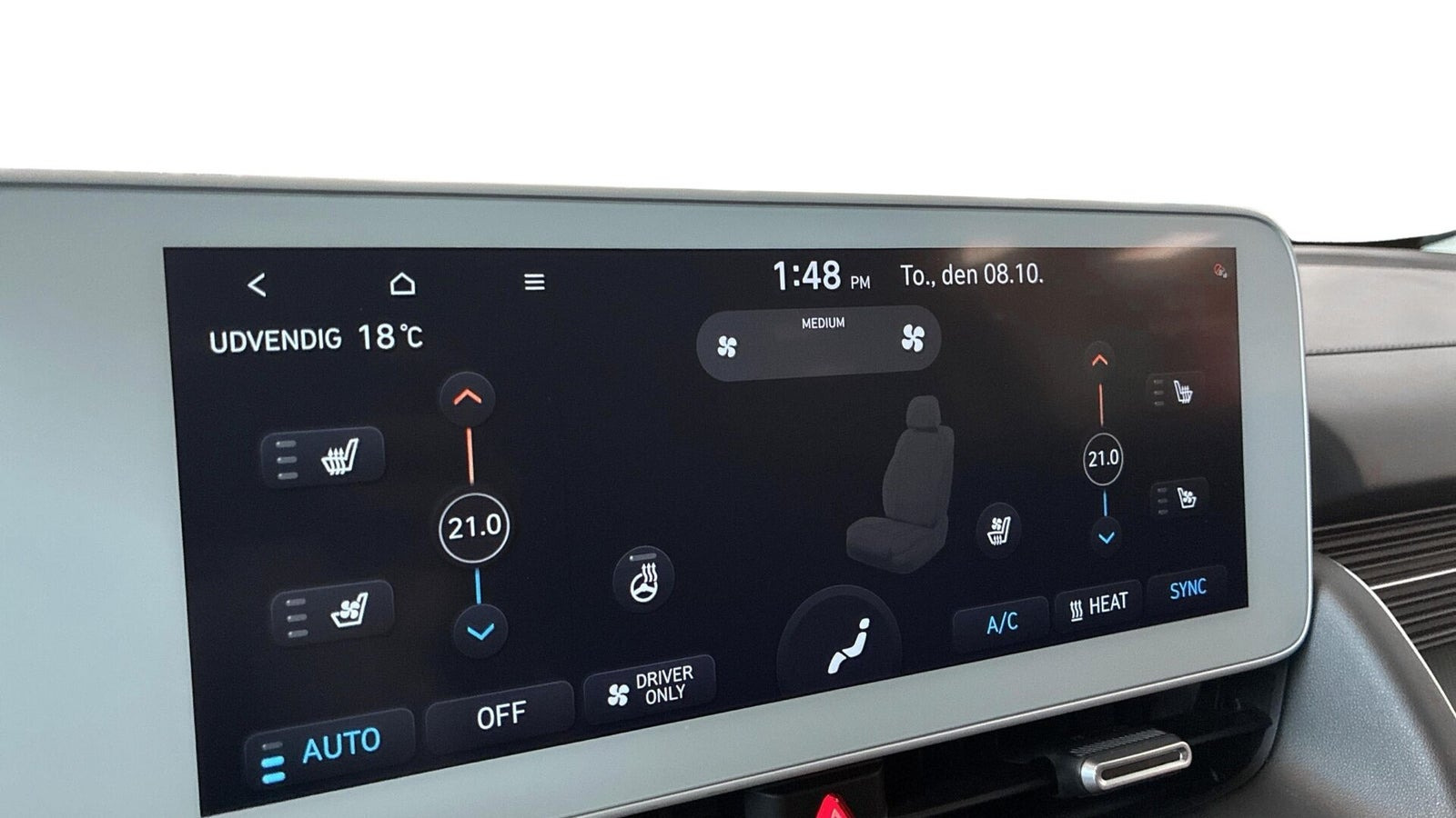 Grå Hyundai Ioniq 5 fra 2022