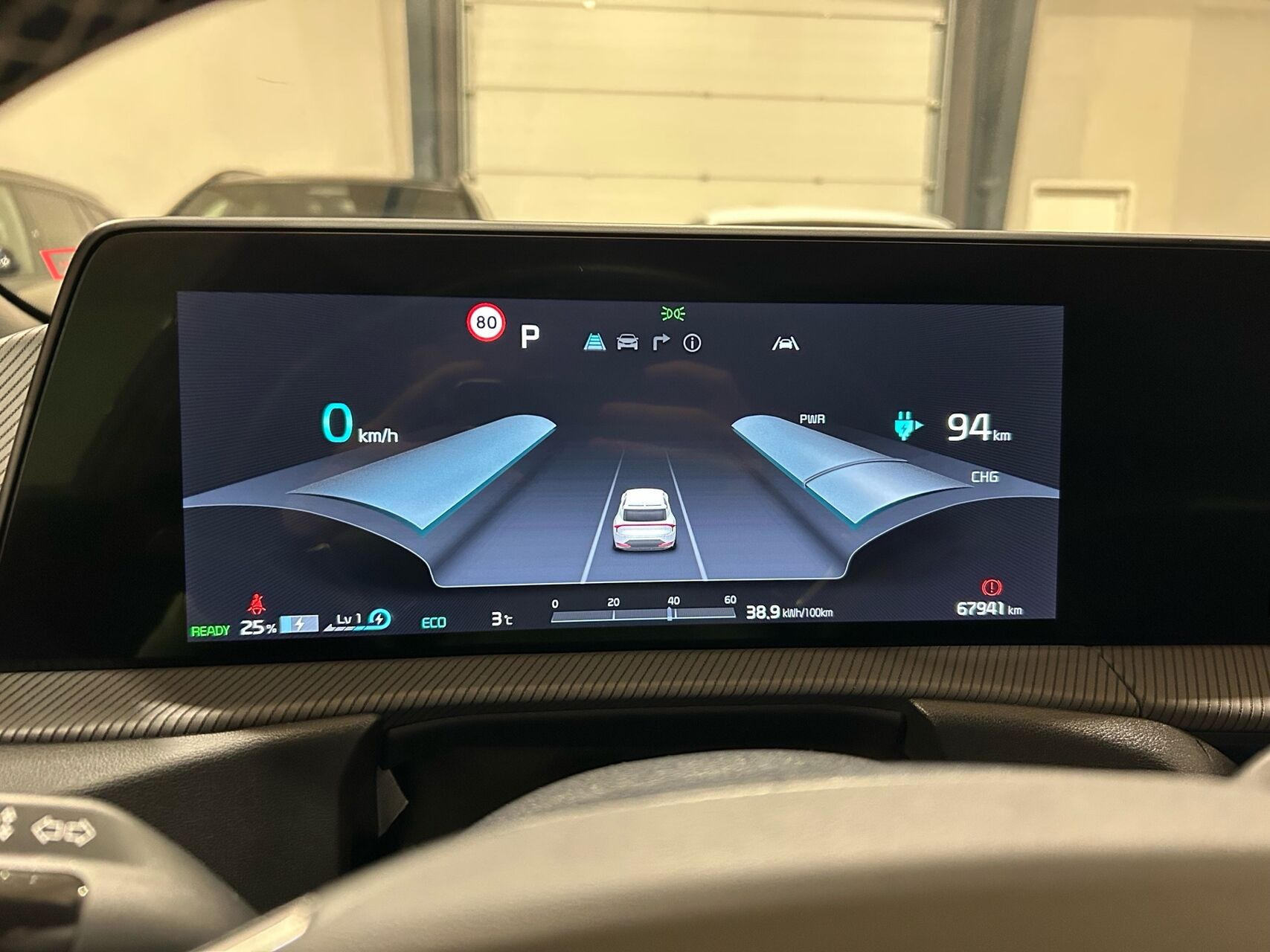 Grå Kia EV6 fra 2022