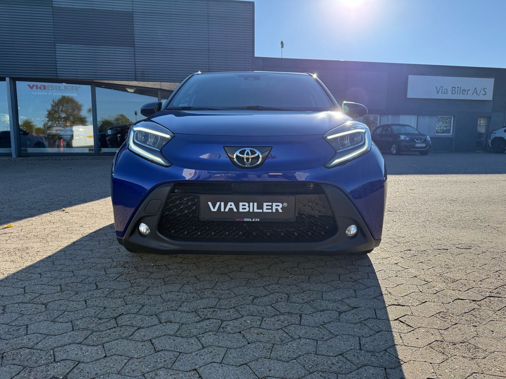 Blå Toyota Aygo X fra 2022