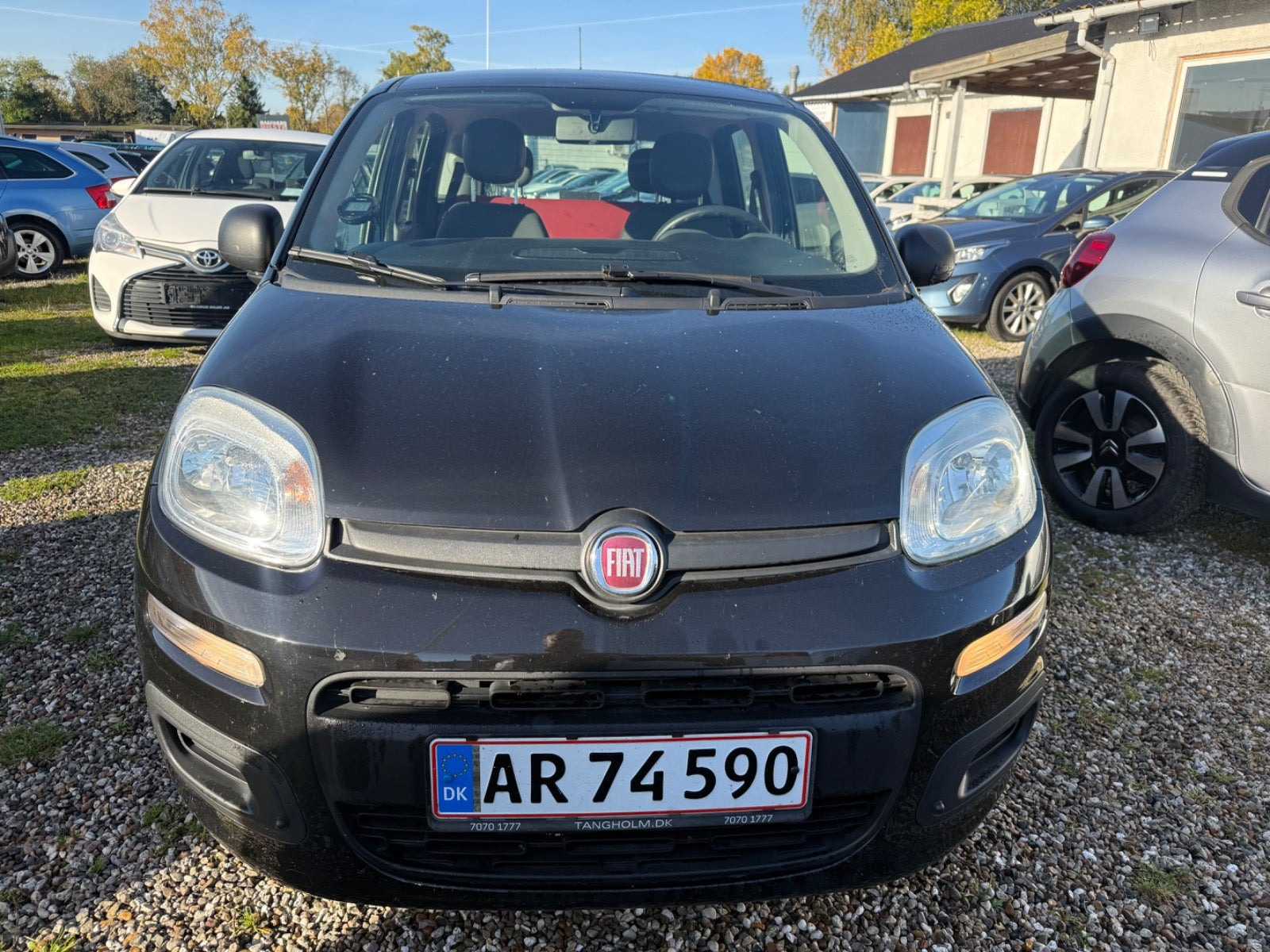 Sort Fiat Panda fra 2014